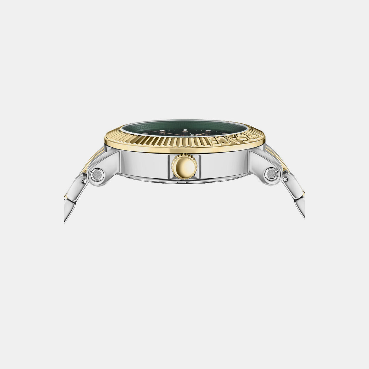 Versace Men Round Green watch
