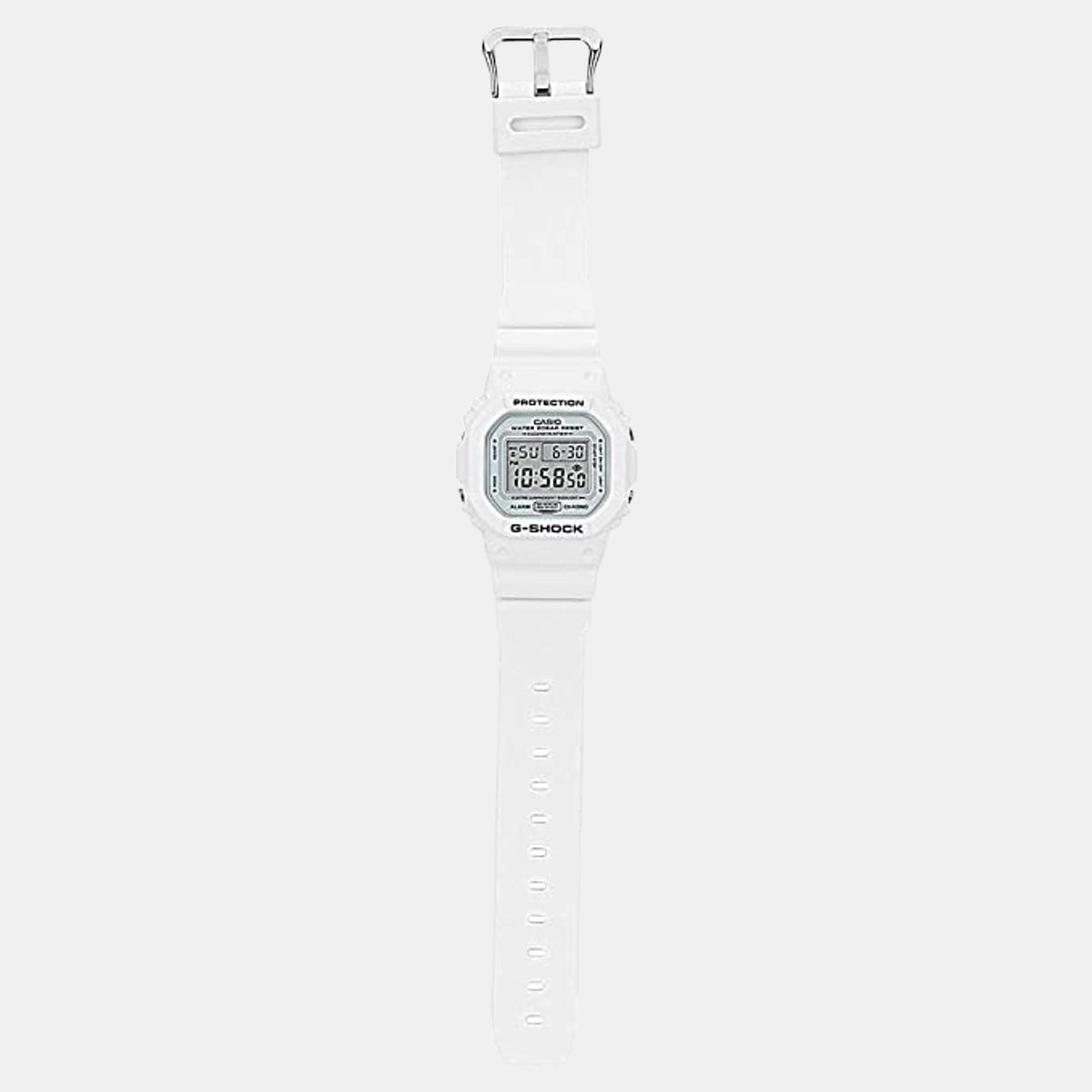 G-Shock Men Quartz Silver Dial Digital Resin Watch G844