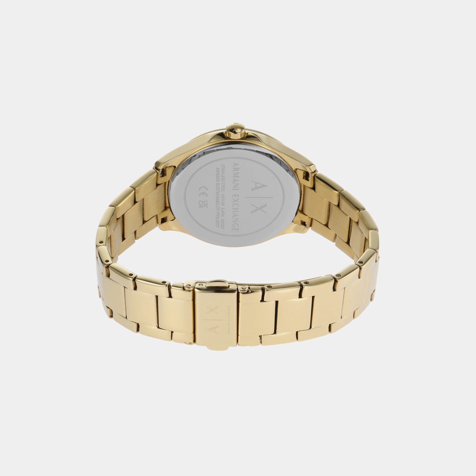 Armani Exchange Stainless Steel Round watch