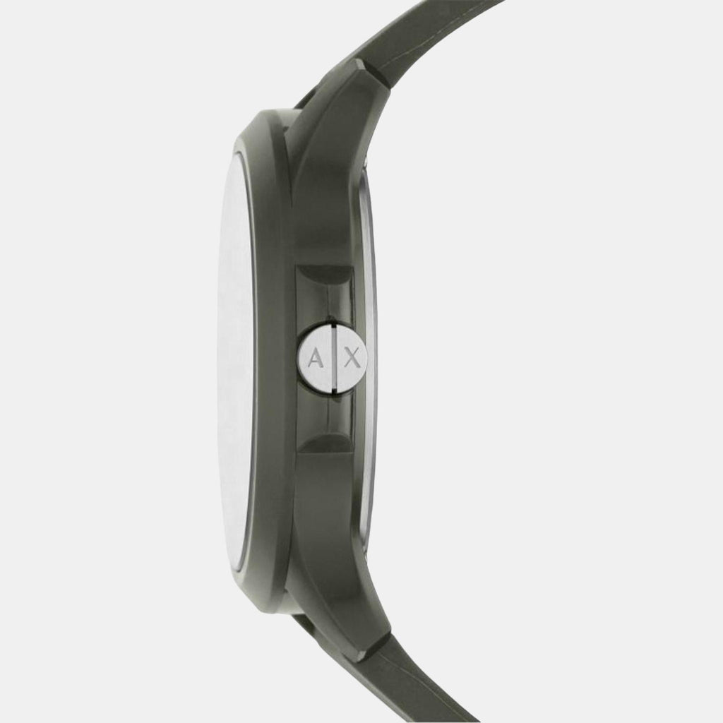 Armani Exchange Men Round Green watch