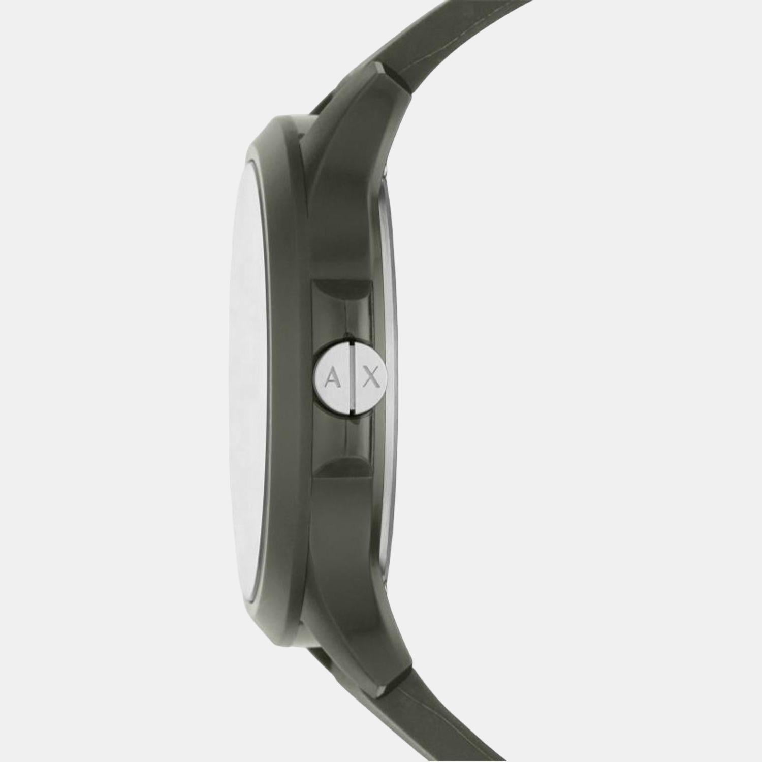 Armani Exchange Men Round Green watch