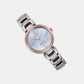 Female Pink Eco-Drive Stainless Steel Watch EM0536-84Y