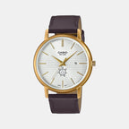 Casio Round White Analog watch