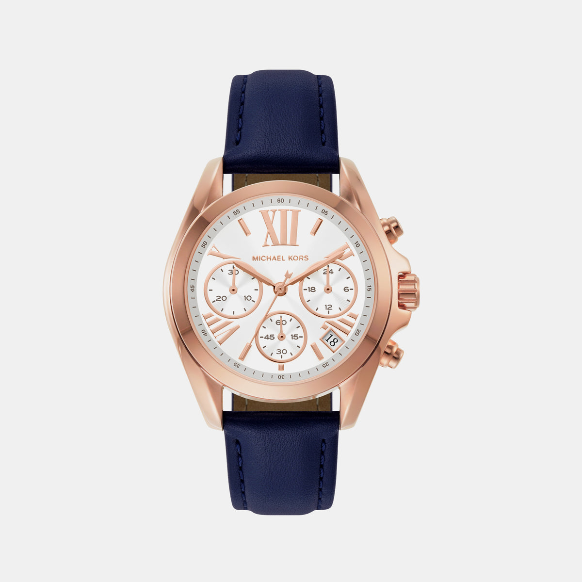 Michael Kors Round White Chronograph watch