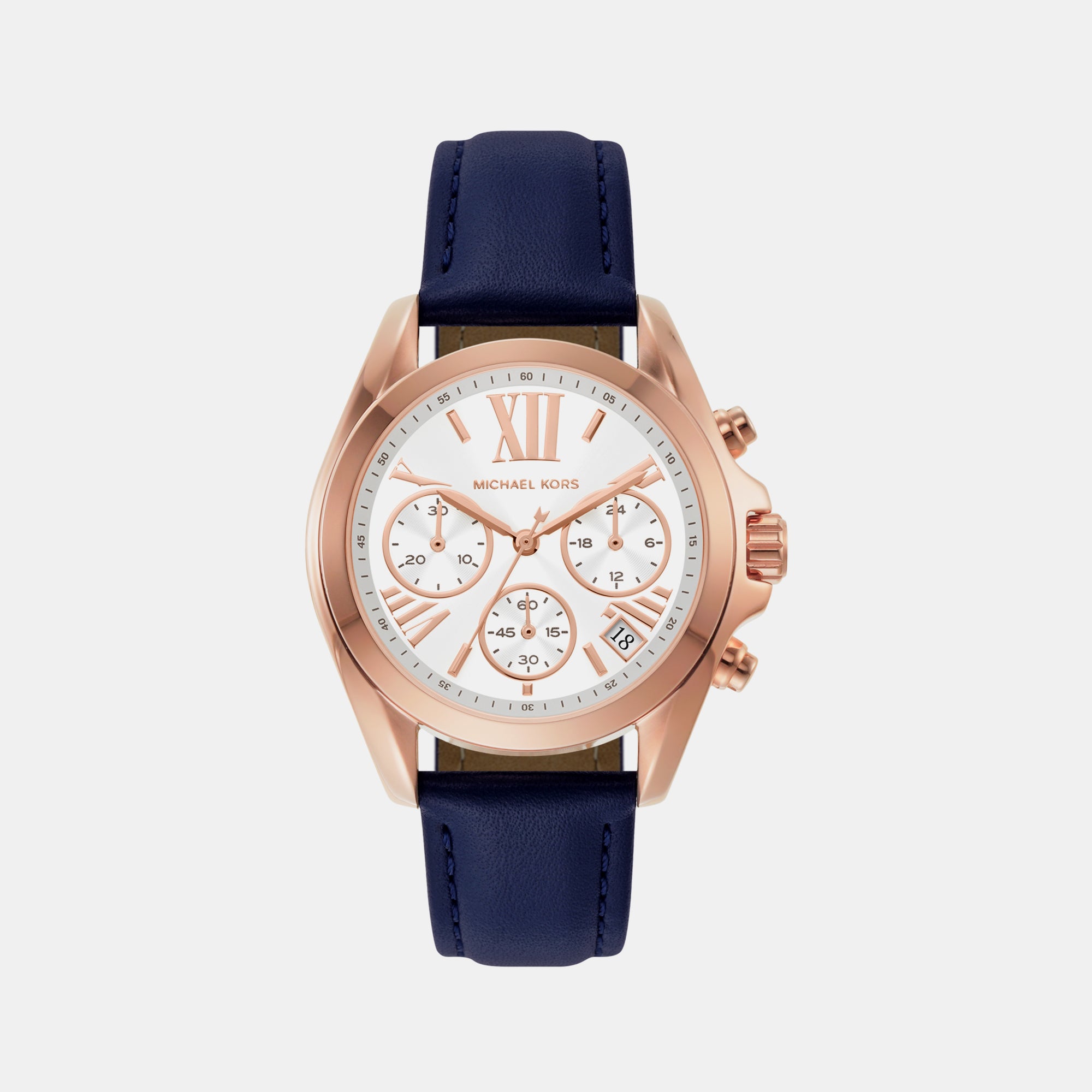 Michael Kors Round White Chronograph watch
