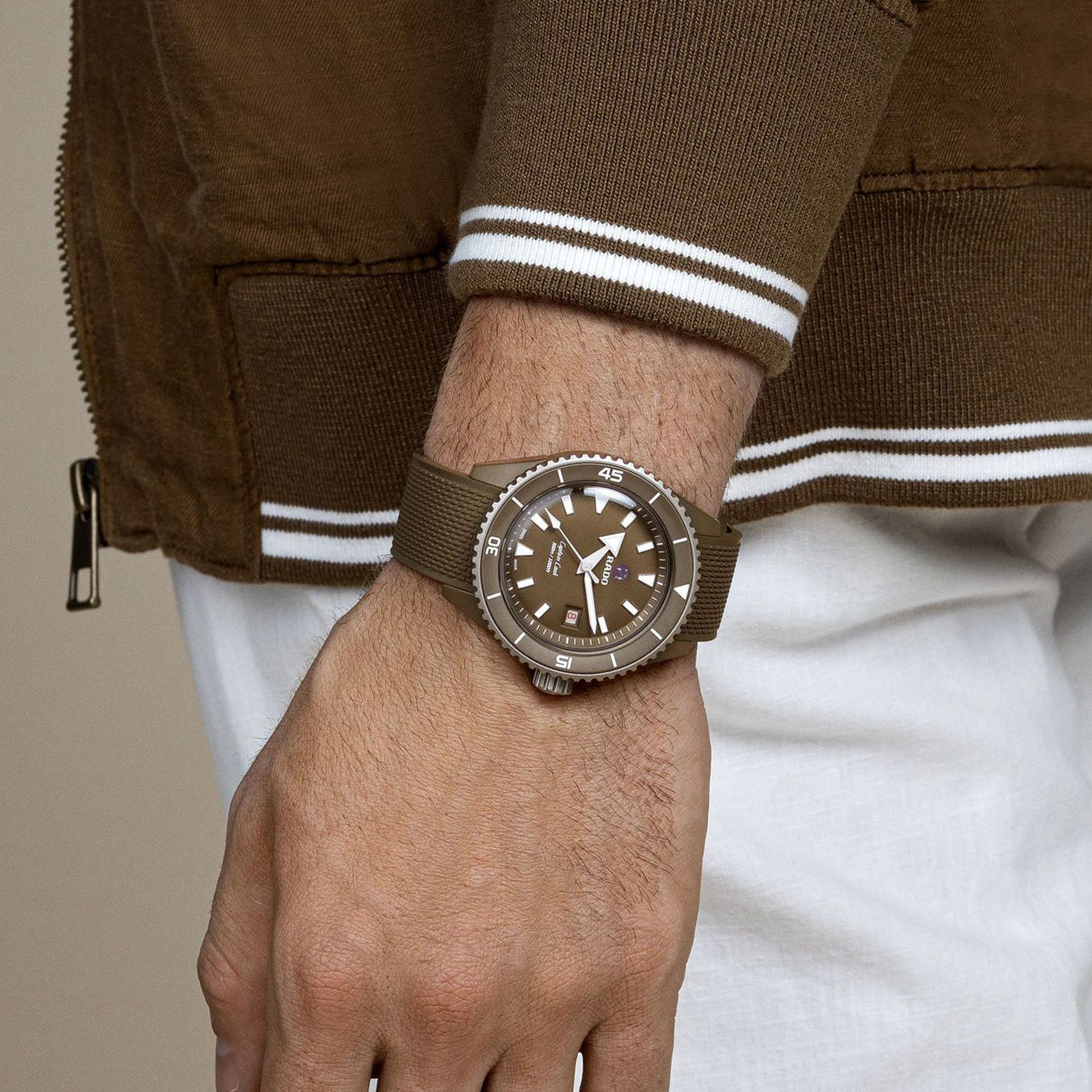 Rado Rubber Brown watch
