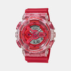 Casio Round Red Analog-Digital watch