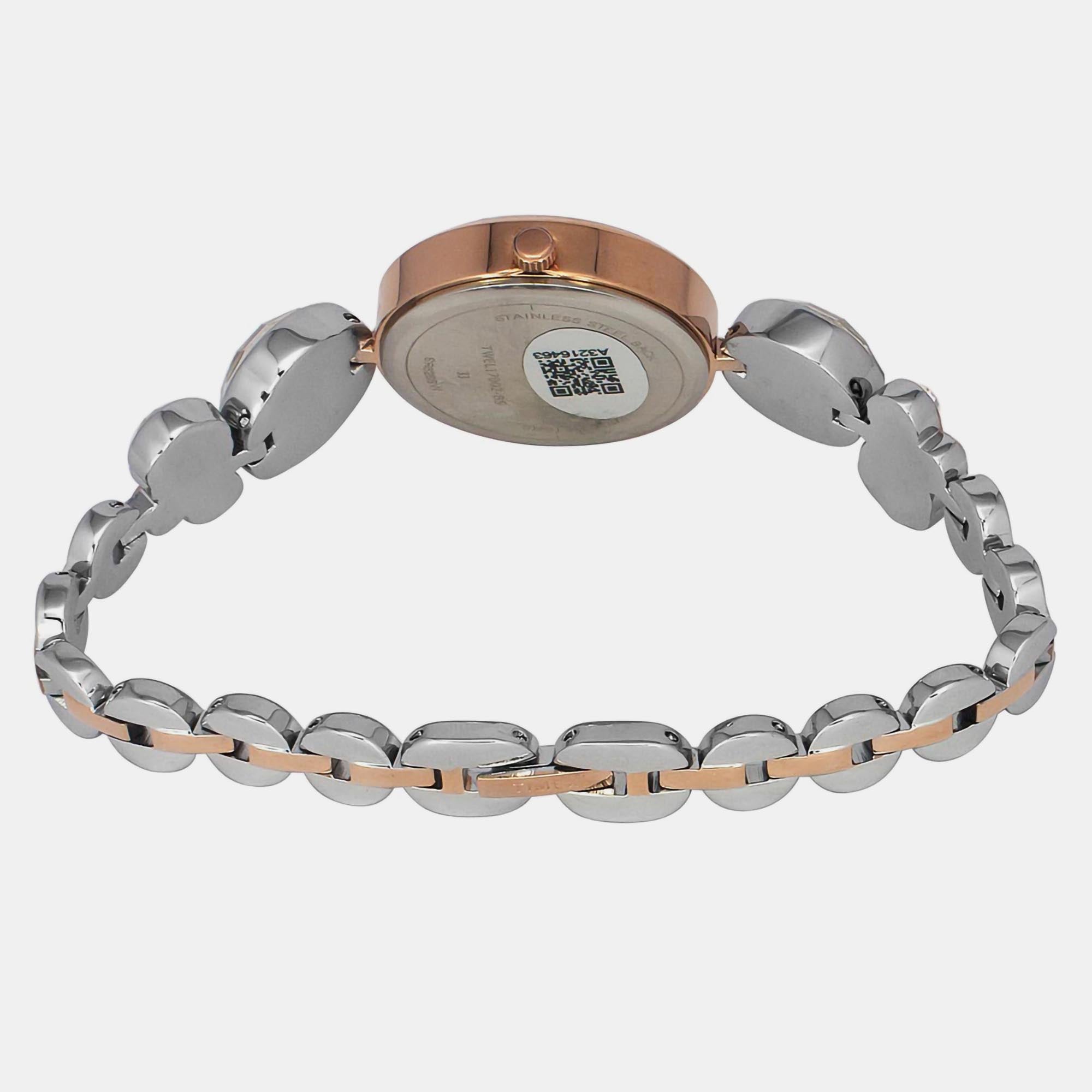 Timex Women Round Silver watch