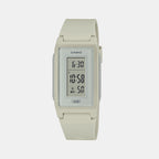 Casio Rectangular White Digital watch