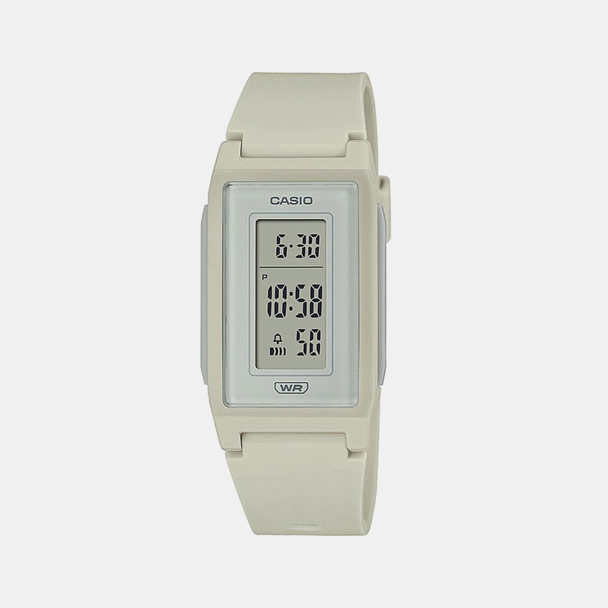 Casio Rectangular White Digital watch