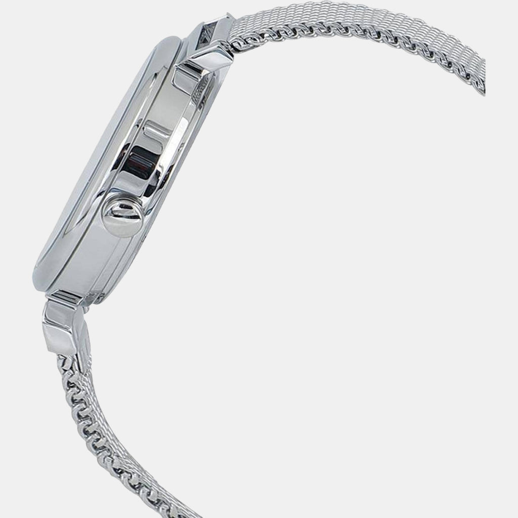 Enticer Women Quartz Black Dial Analog Stainless Steel Watch A2124