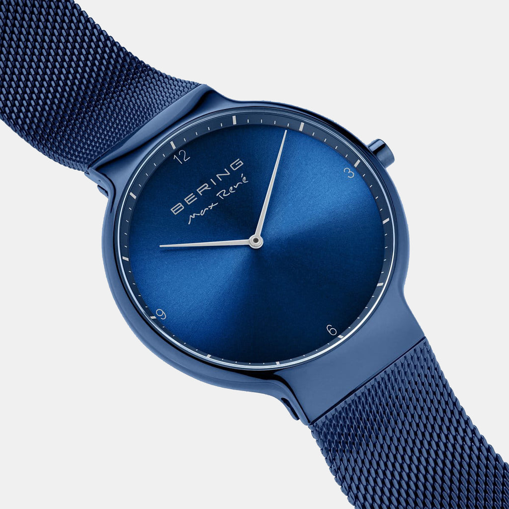 Bering Men Round Blue watch