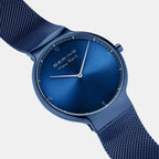Bering Men Round Blue watch