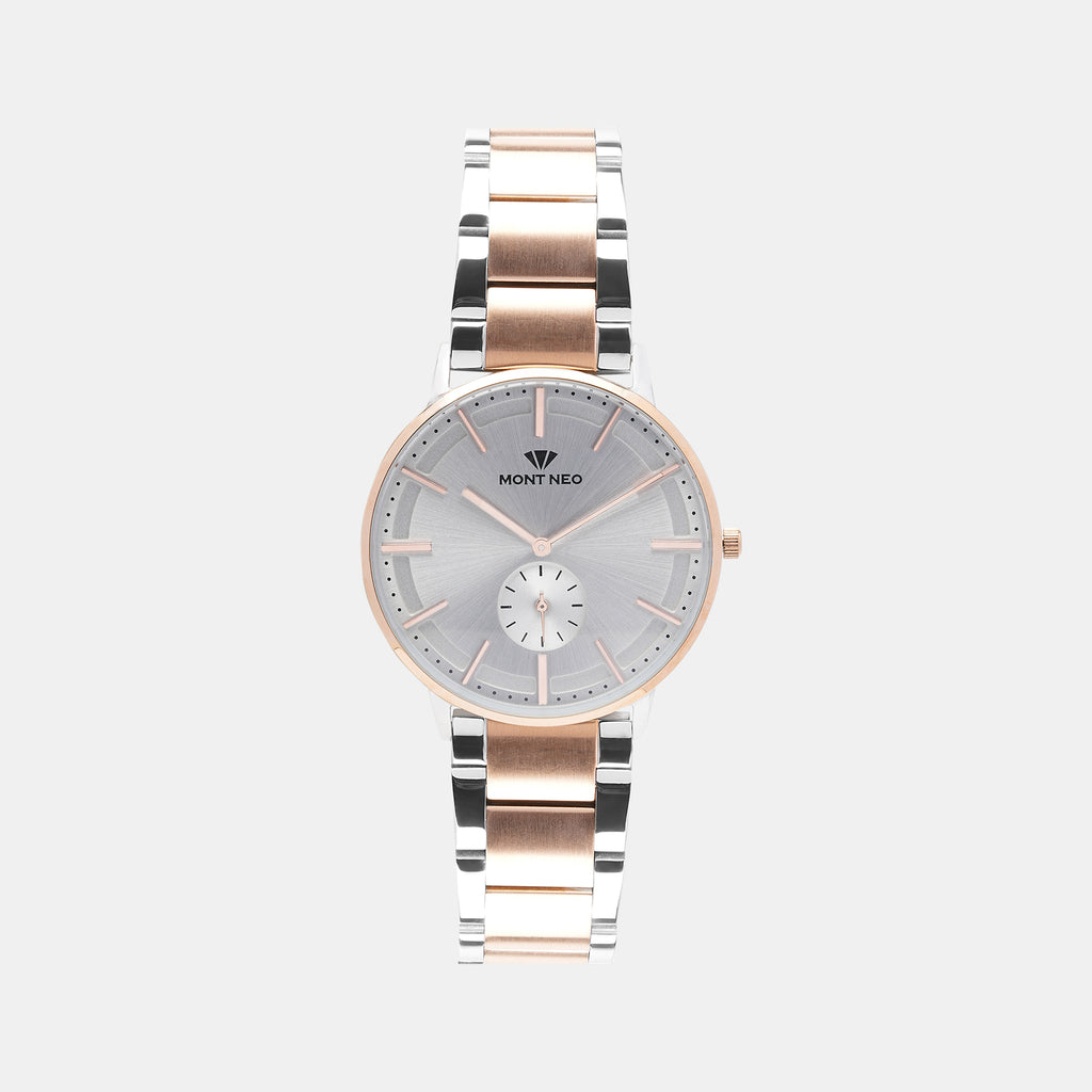 Mont Neo Round Silver Analog watch