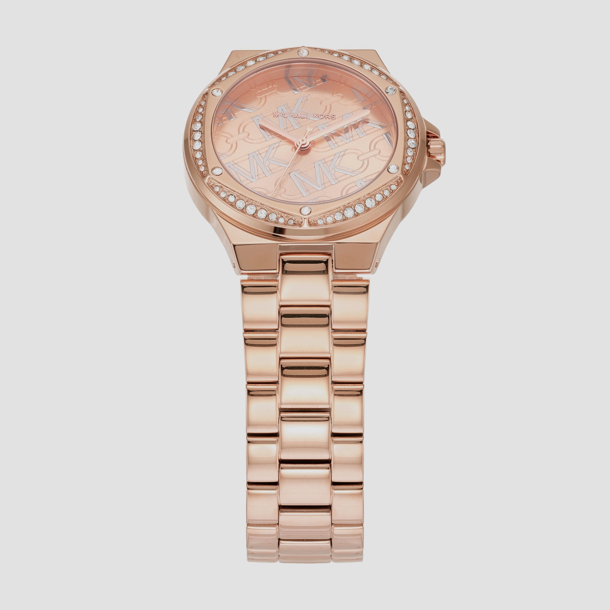 Female Lennox Three-Hand Rose Gold-Tone Stainless Steel Watch