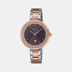 Casio Round Brown Analog watch