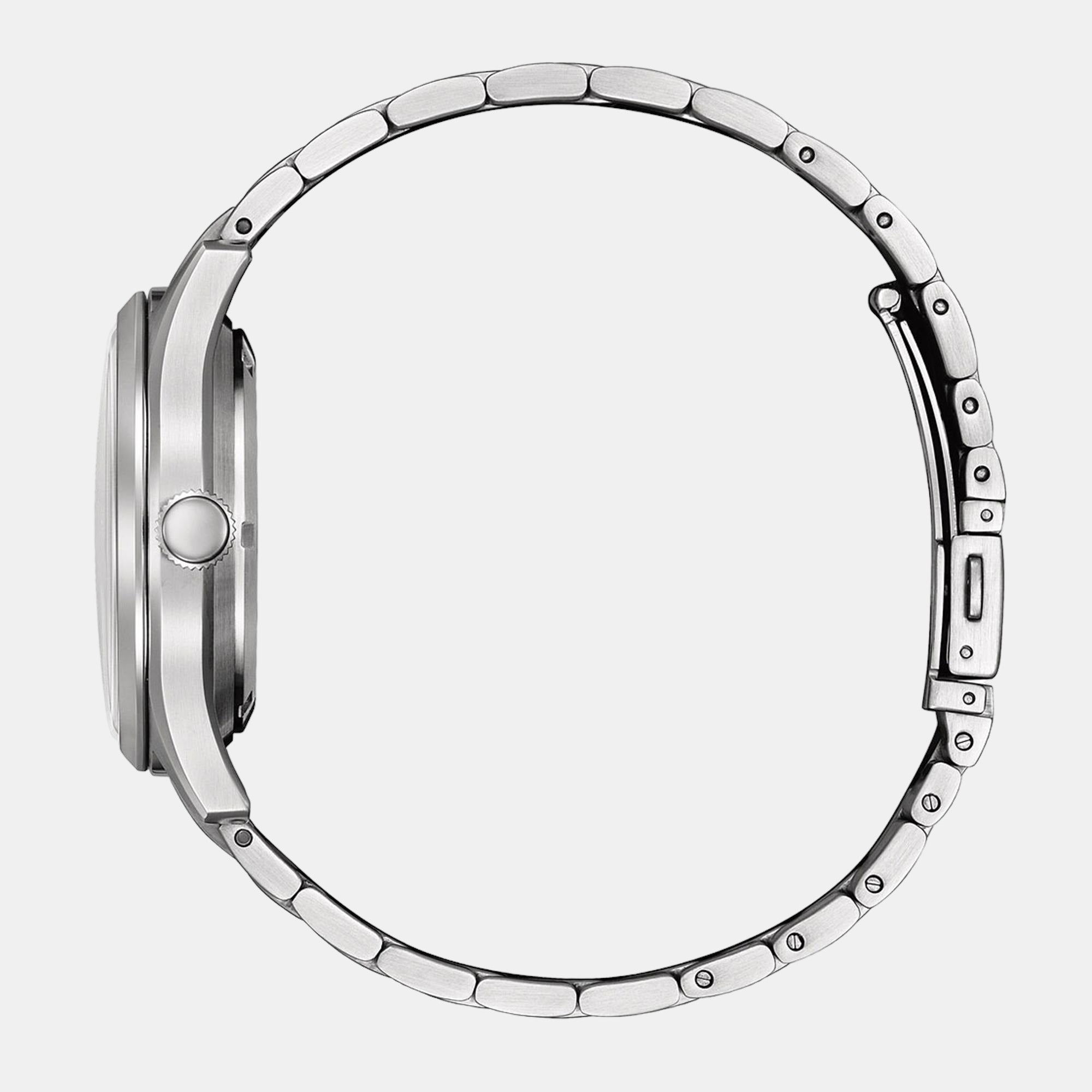 Mechanical Men Quartz Yellow Dial Analog Stainless Steel Watch NH8391-51Z