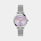 Helix Round Purple Analog watch