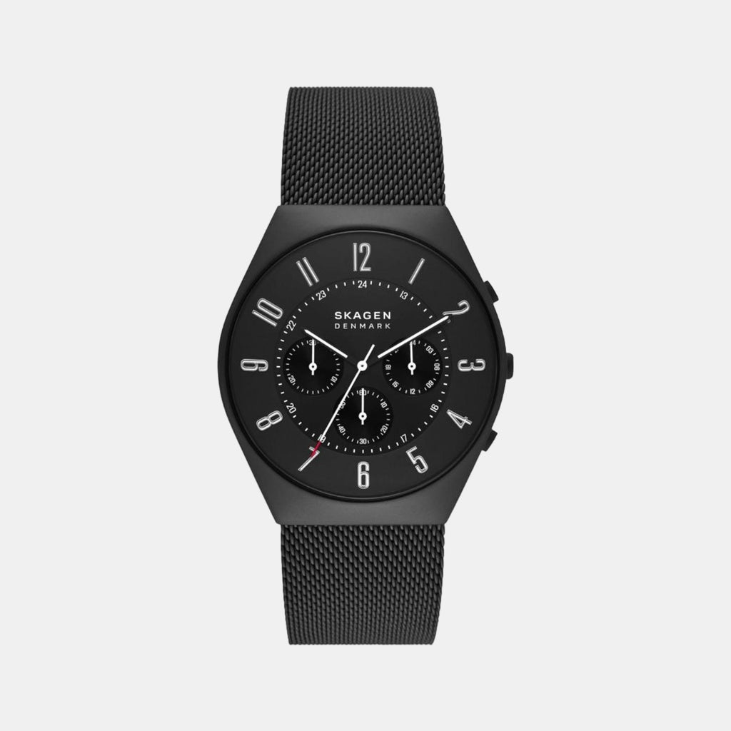 Skagen Round Black Chronograph watch