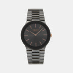 Obaku Round Black Analog watch