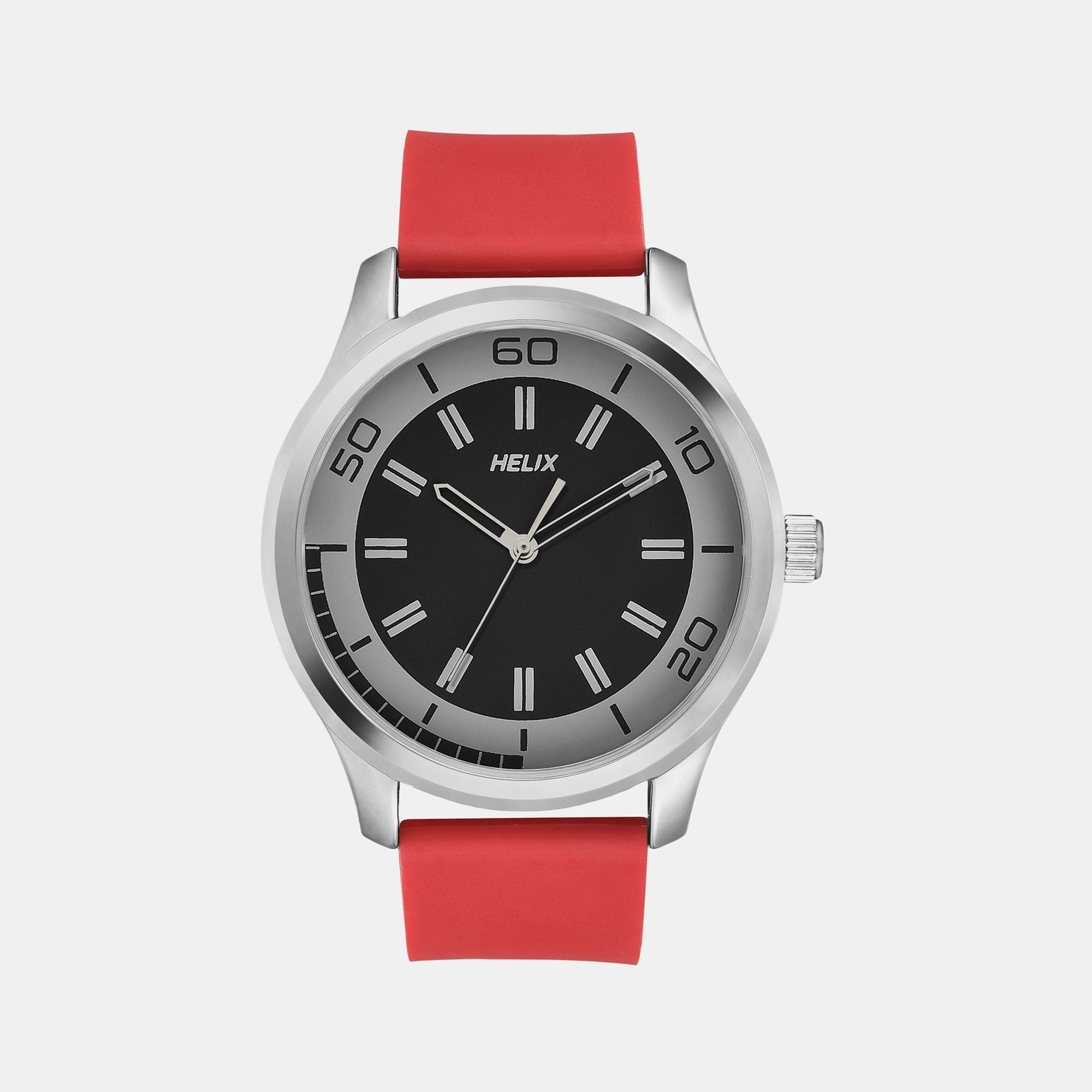 Helix Round Black Analog watch