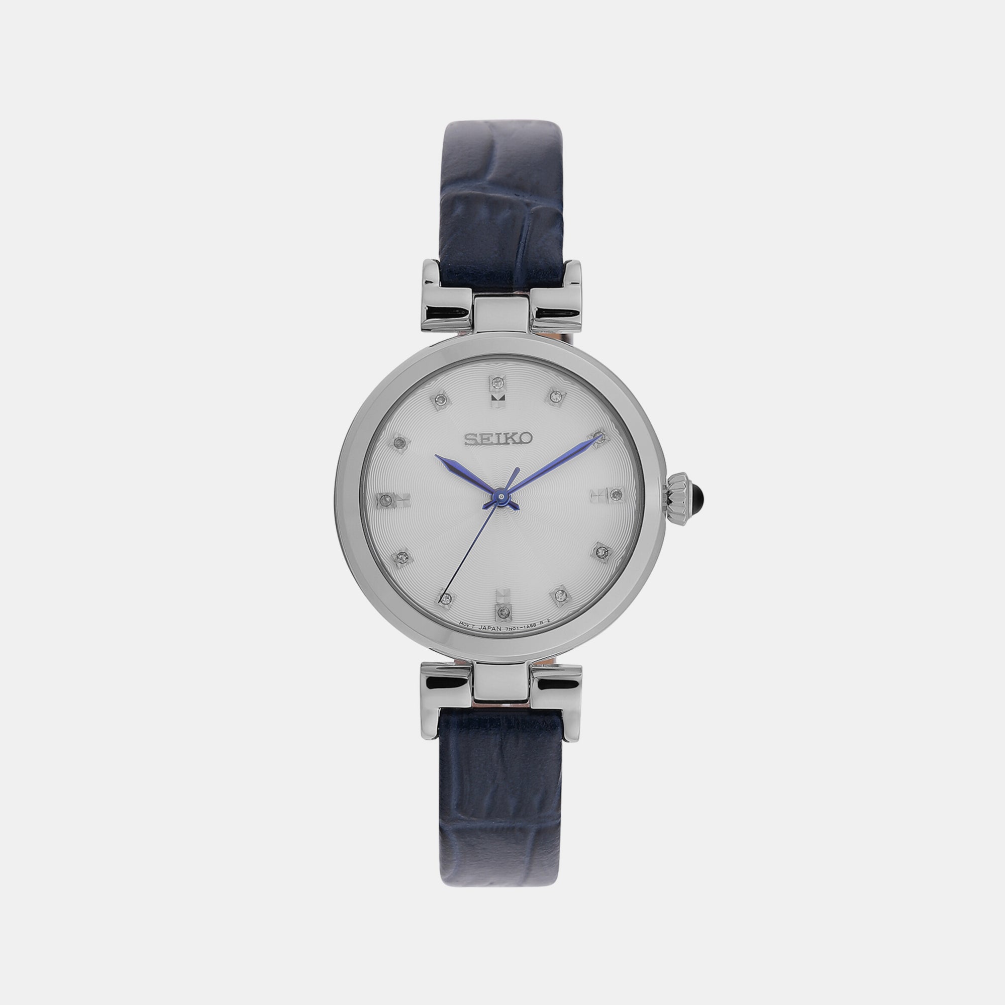 Female White Analog Leather Watch SRZ545P1