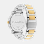 Ck Slate Men Quartz Blue Dial Analog Stainless Steel Watch 25200258