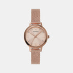 Emporio Armani Round Rose Gold Analog watch