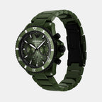 Emporio Armani Men Round Black watch