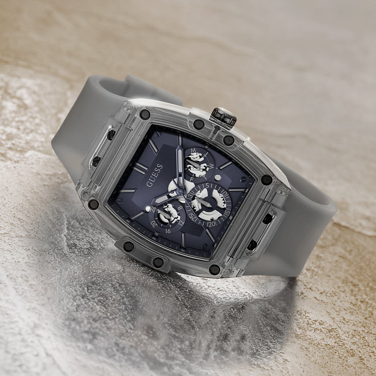 Guess Silicone Blue watch
