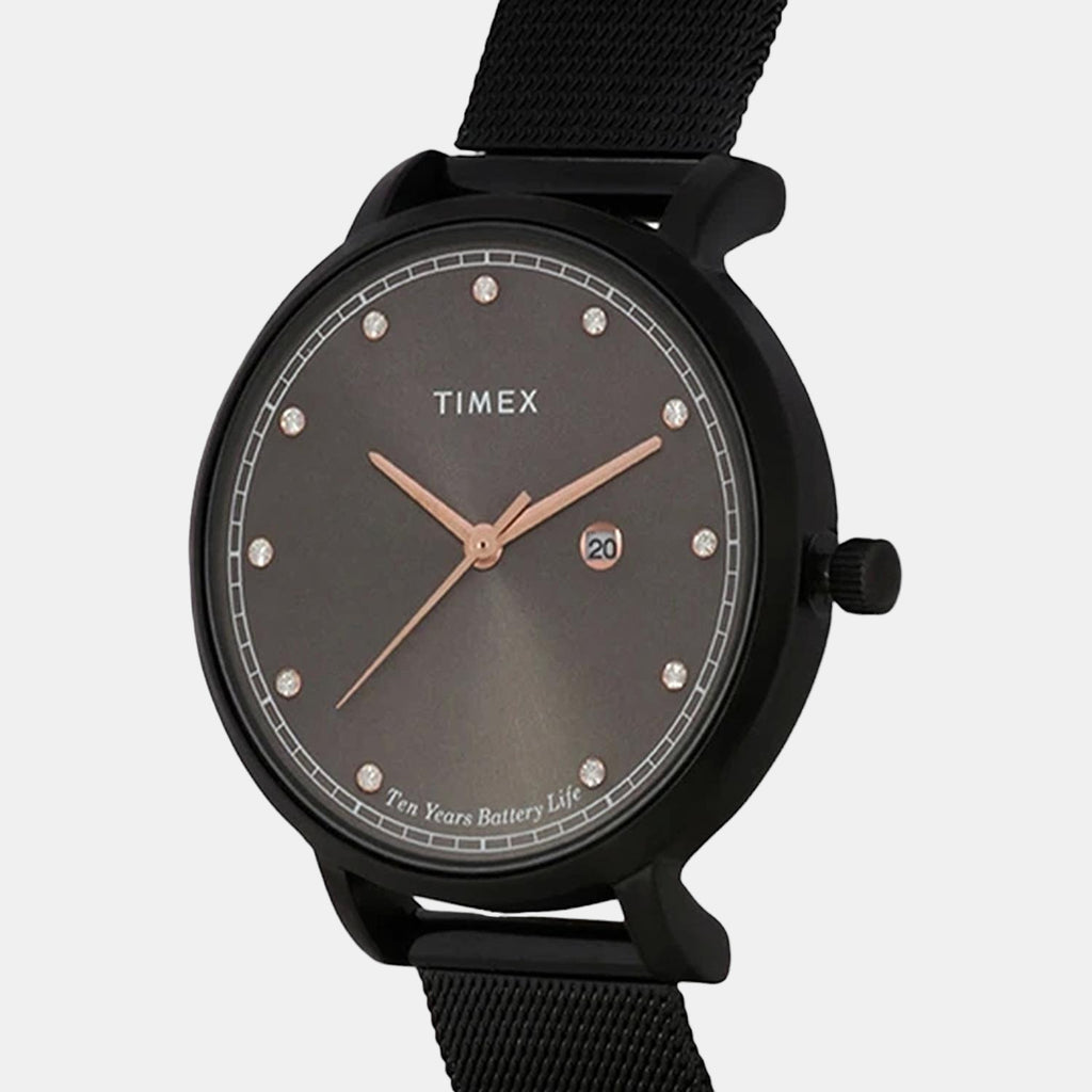 Timex Women Round Grey watch
