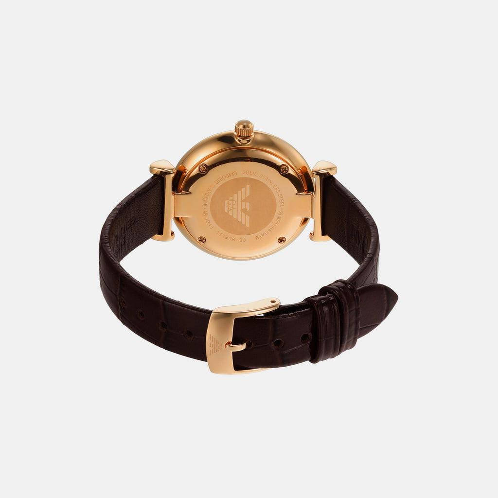 Emporio Armani Leather Pink watch