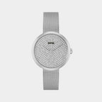 Boss Round Silver Analog watch