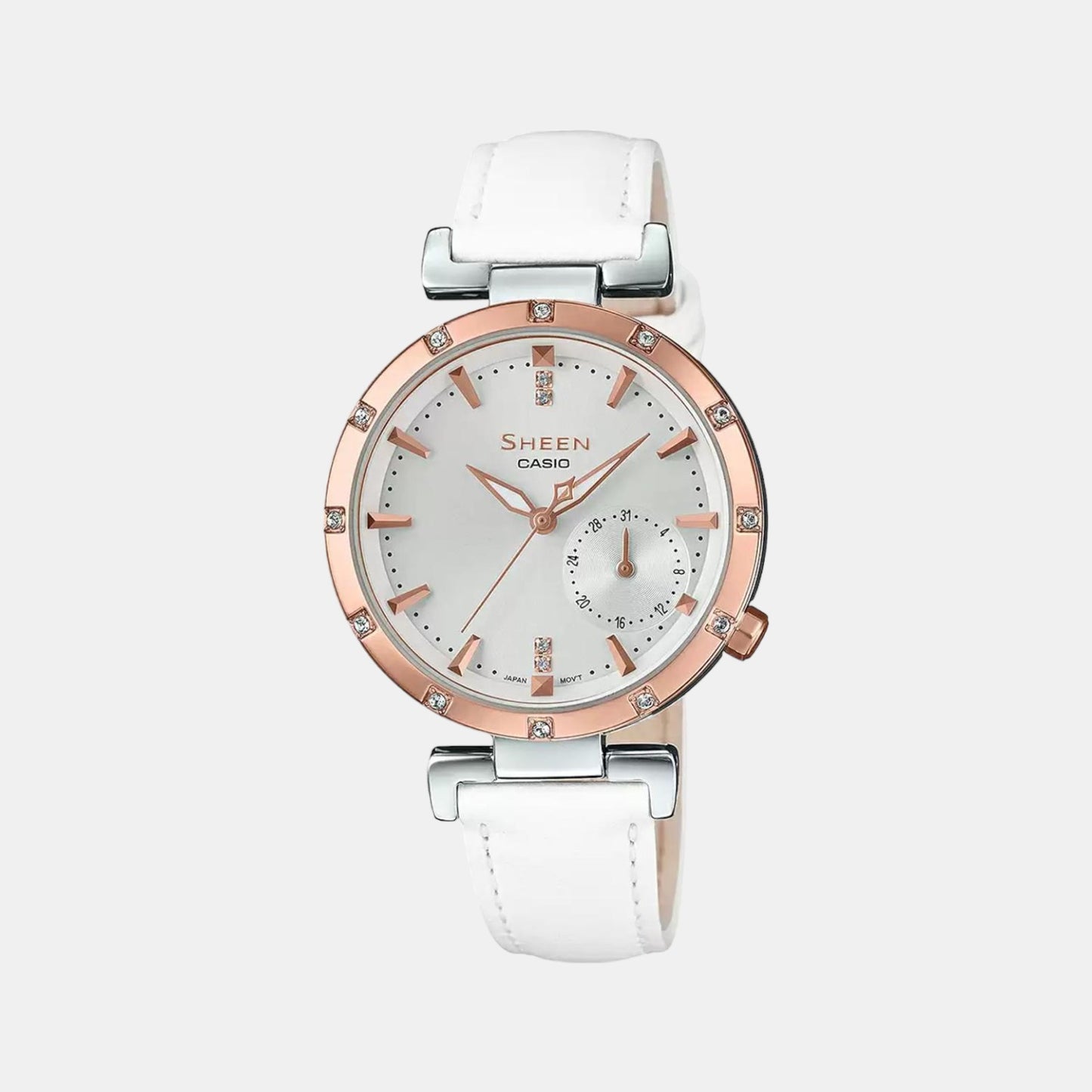 Sheen Female Chronograph Leather Watch SX226