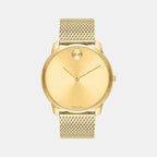 Movado Round Gold Analog watch
