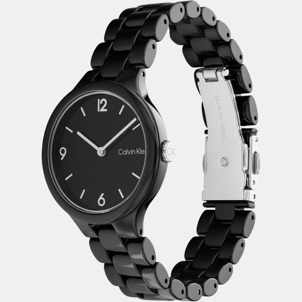 Calvin Klein Women Round Black watch