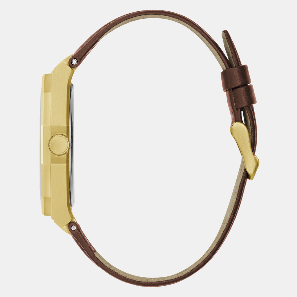 Guess Round Quartz Analog Men watch