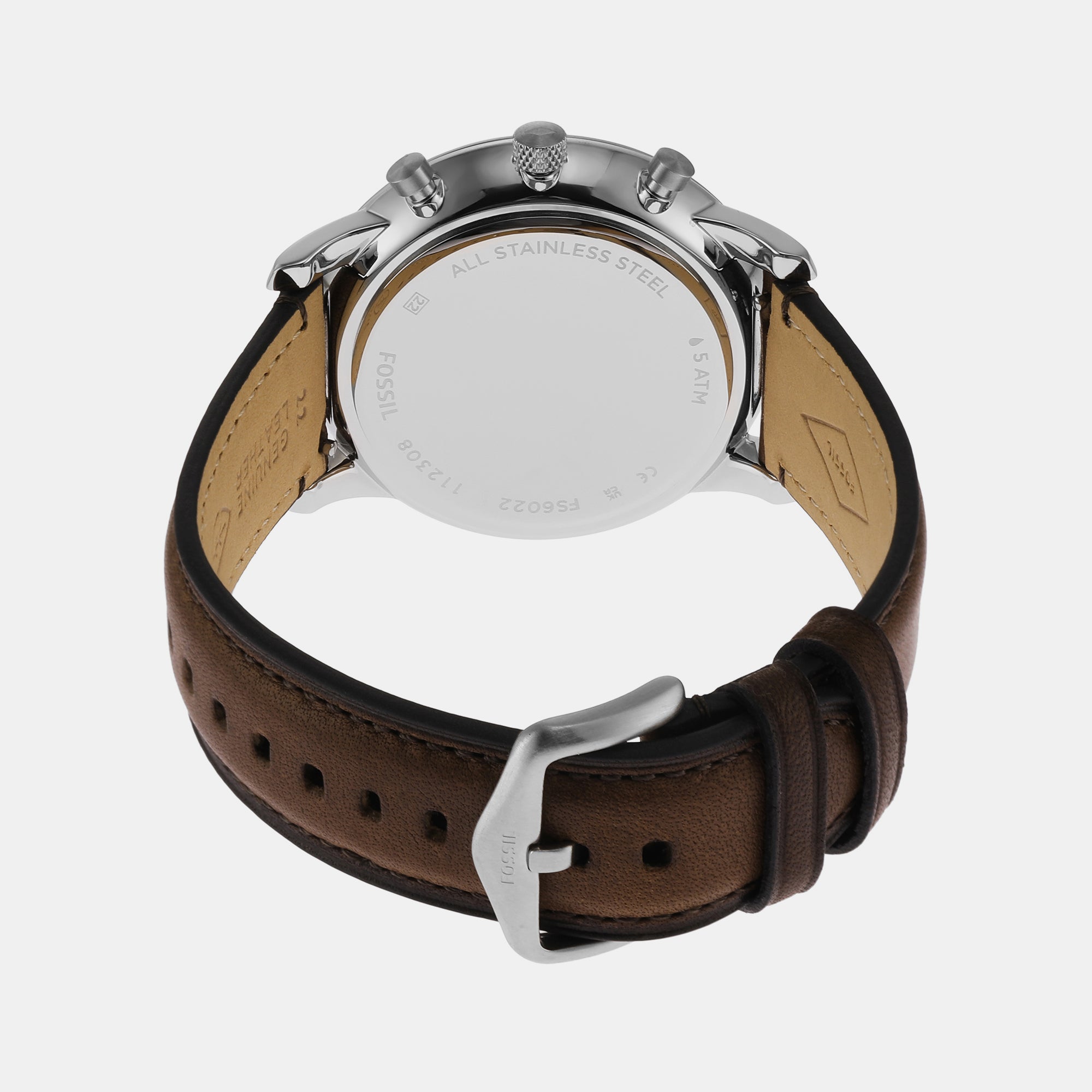 Fossil Leather Cream watch