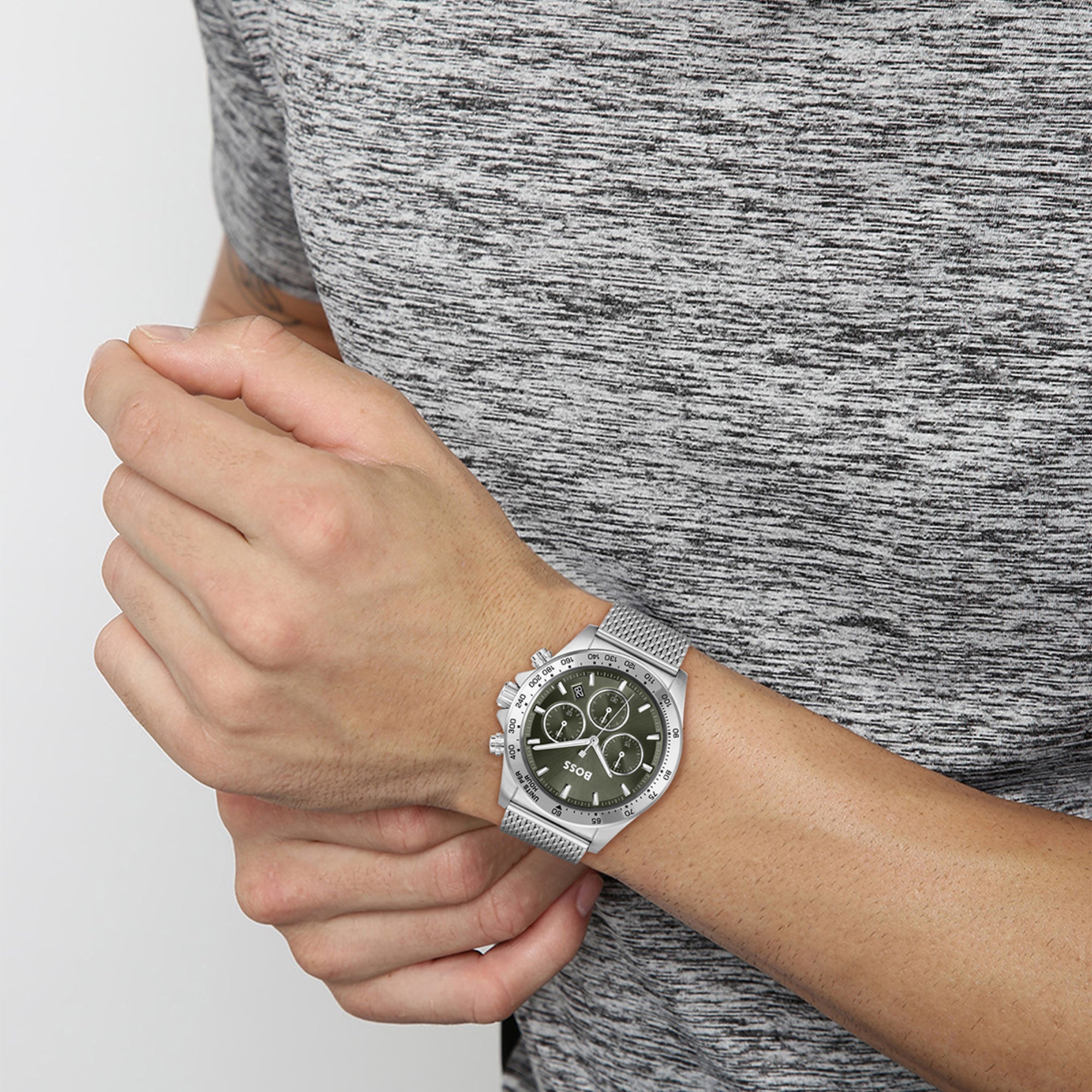 Boss Stainless Steel Round watch