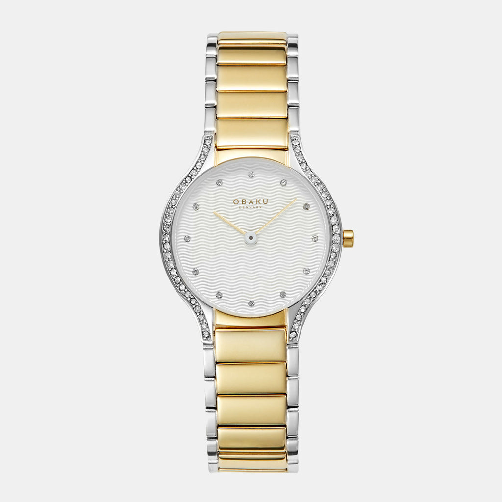 Obaku Round Silver Analog watch