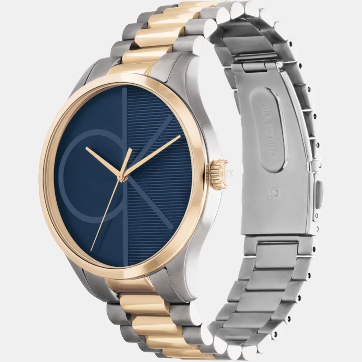 Calvin Klein Unisex Round Blue watch