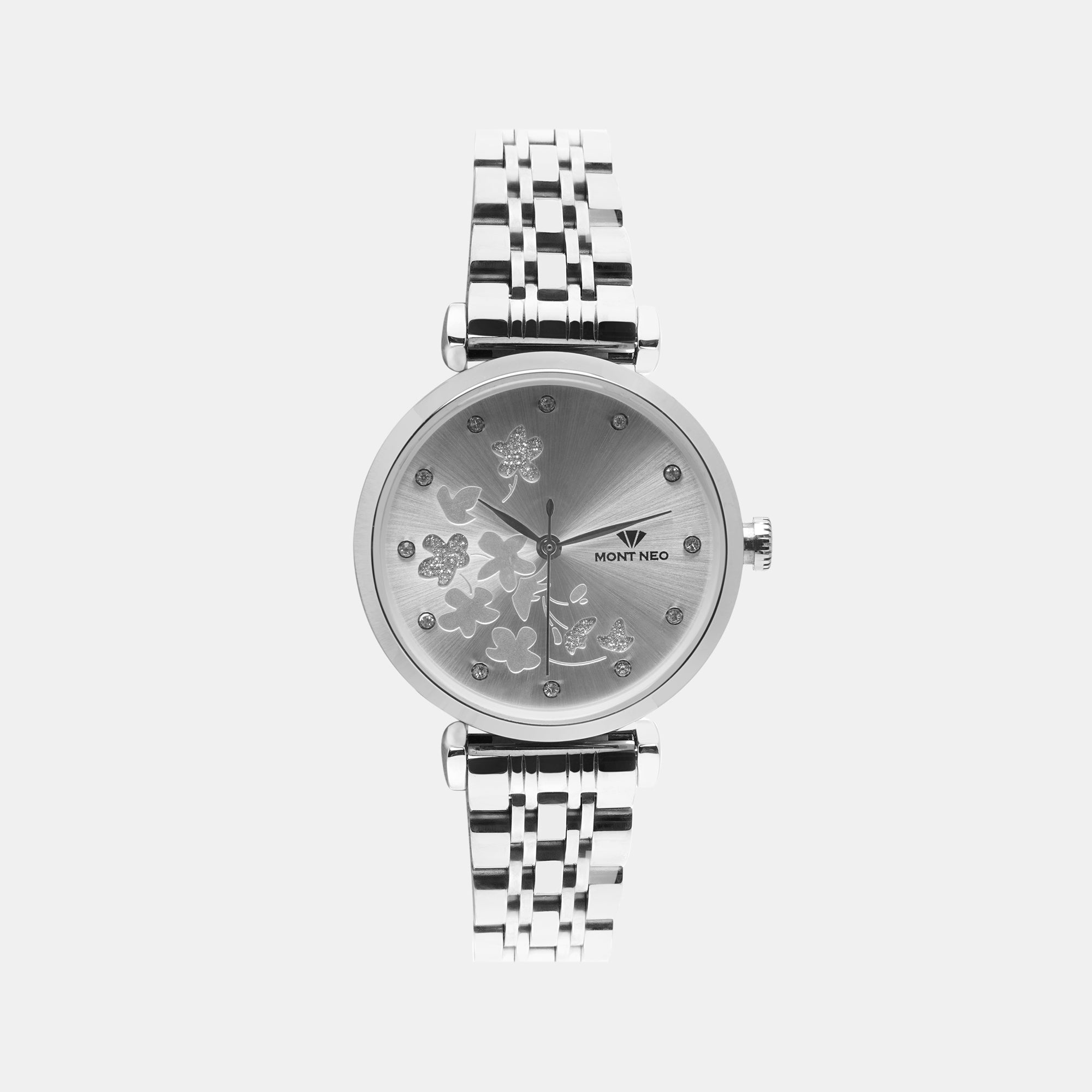 Mont Neo Round Silver Analog watch