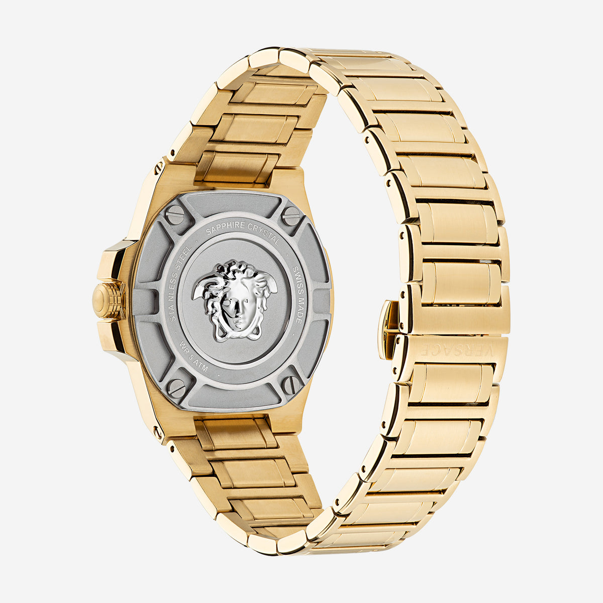 Versace Men Round Black watch