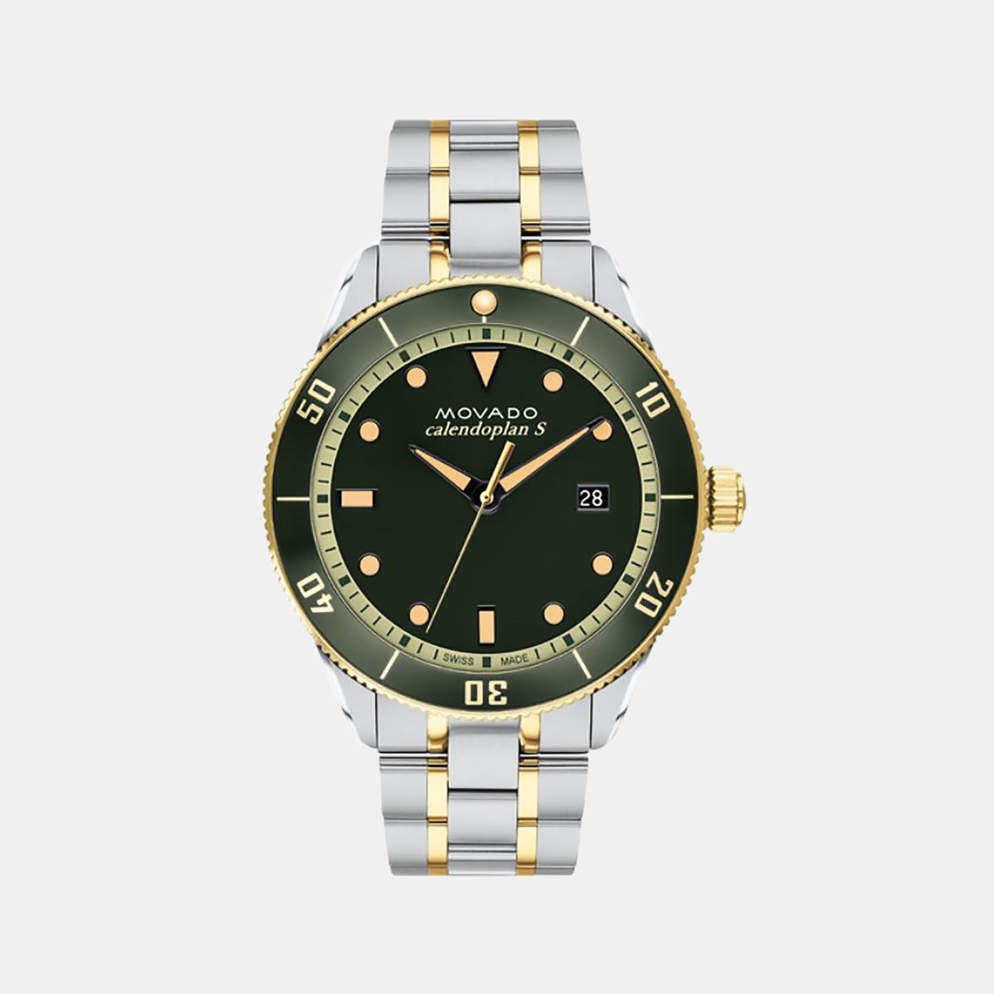 Heritage Series Male Green Analog Stainless Steel Watch 3650127