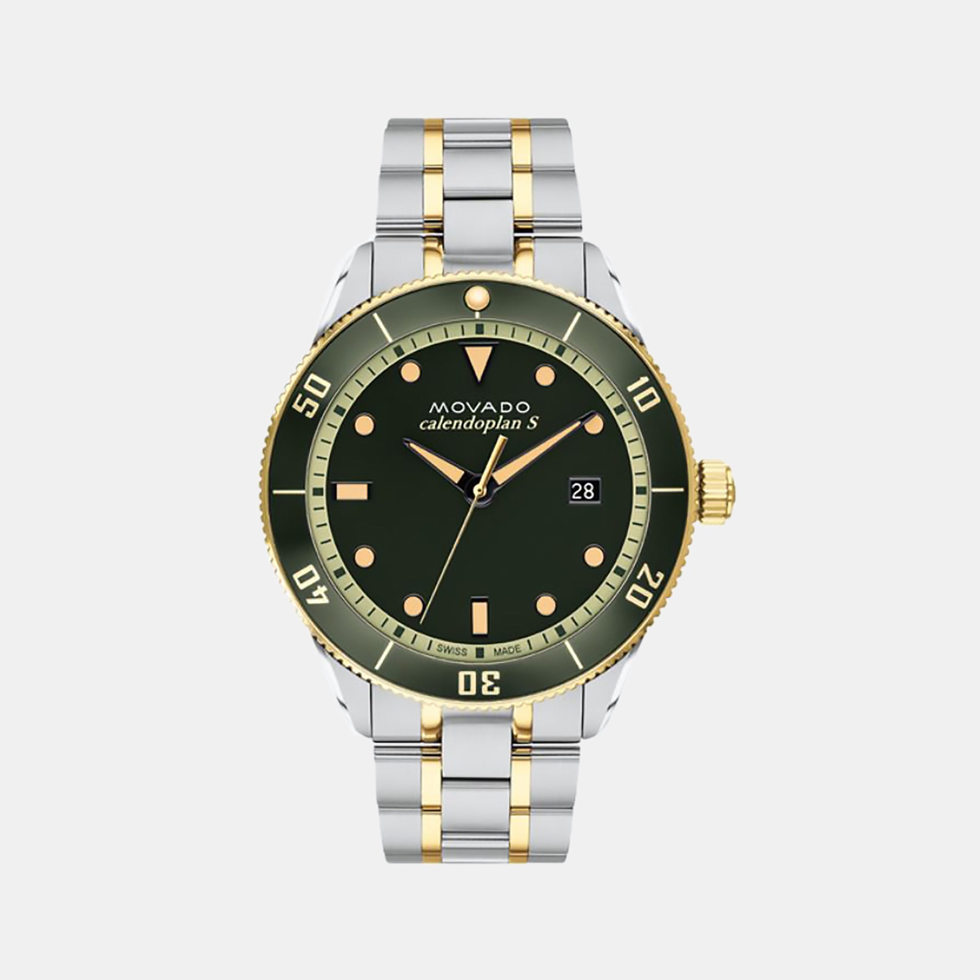 Movado Round Green Analog watch
