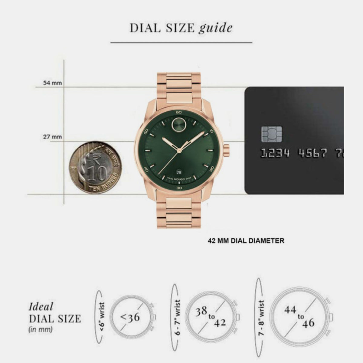 Movado Stainless Steel Green watch