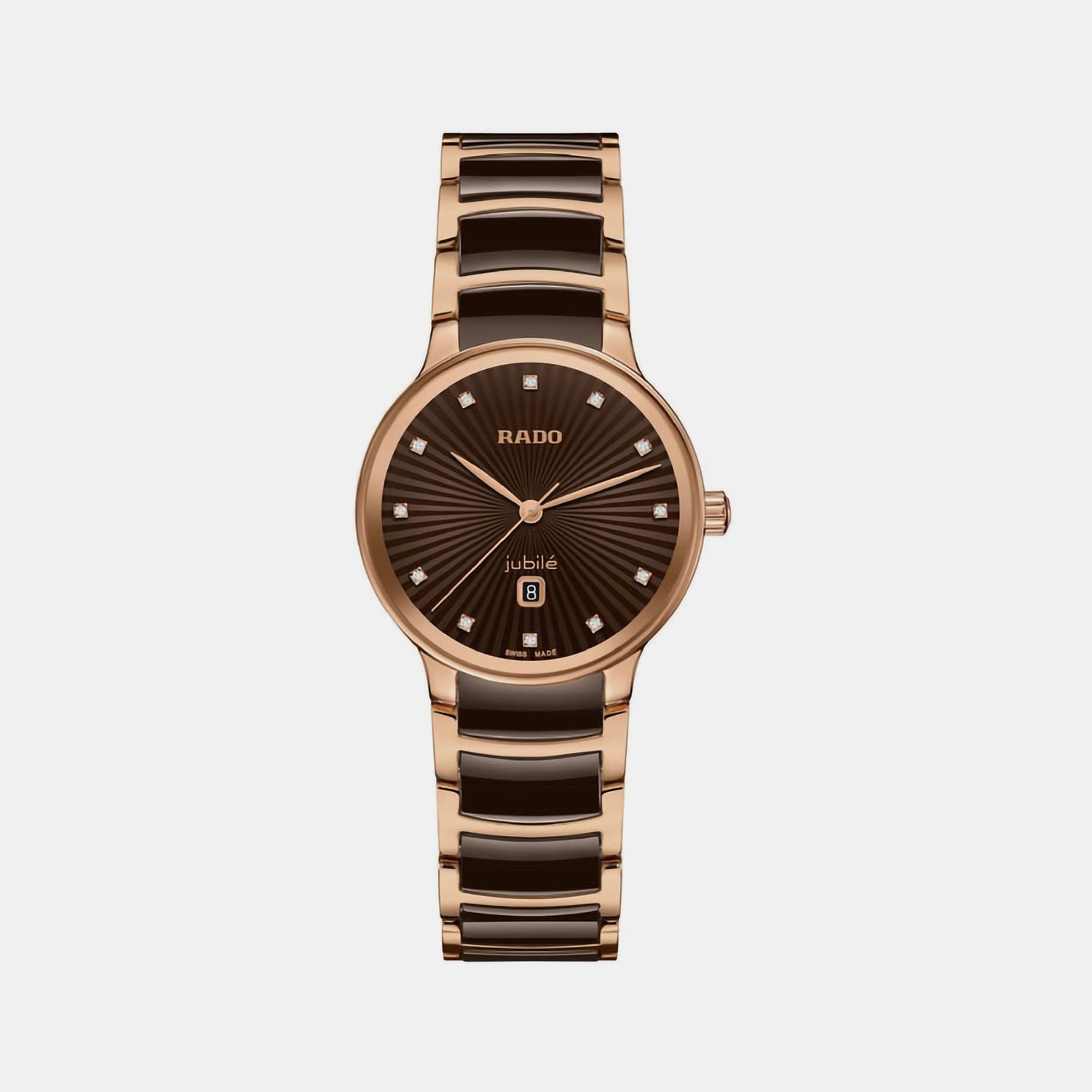 Female Brown Chronograph Ceramic Watch R30024732