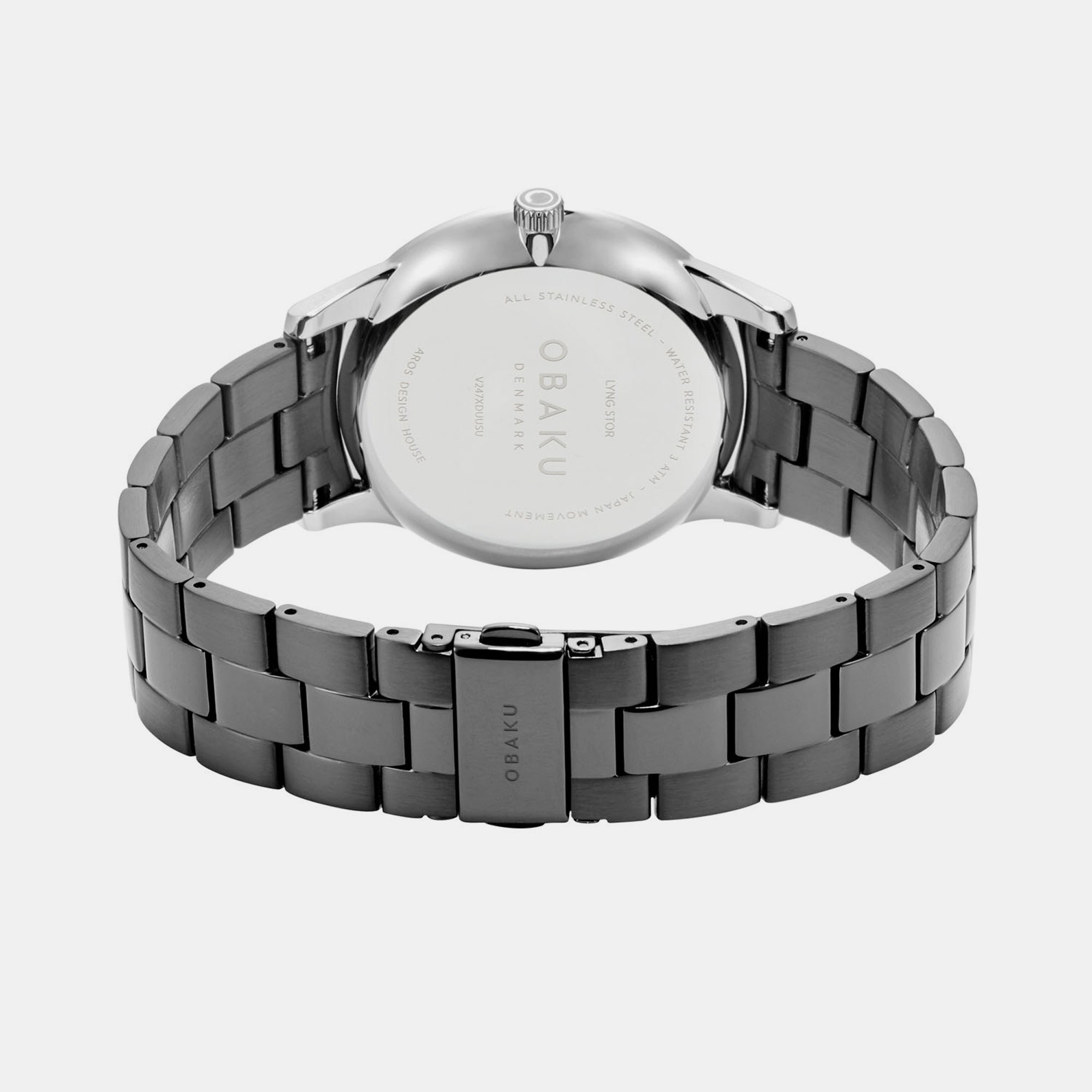 Obaku Men Round Grey watch