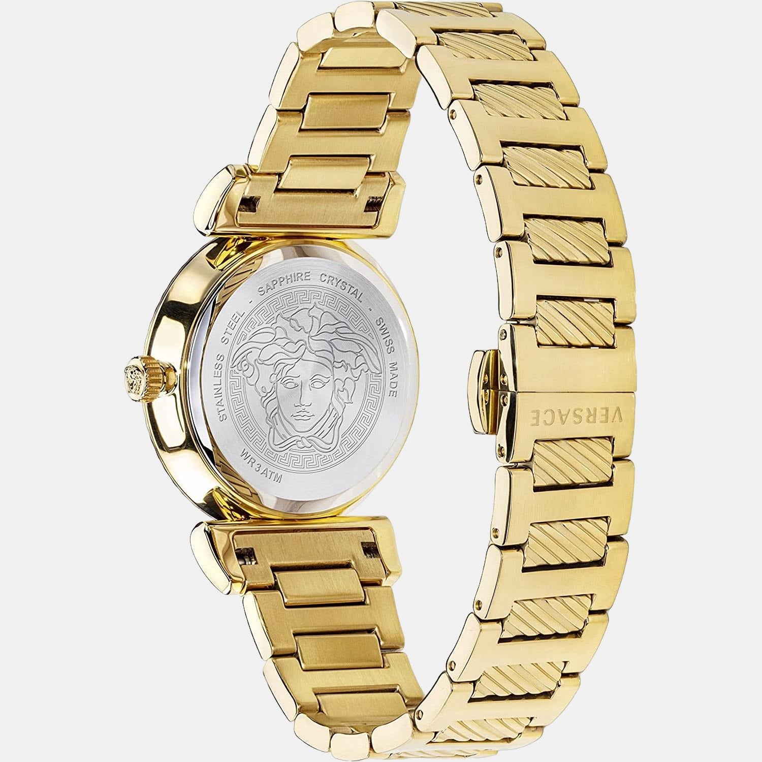 Versace Women Round Black watch