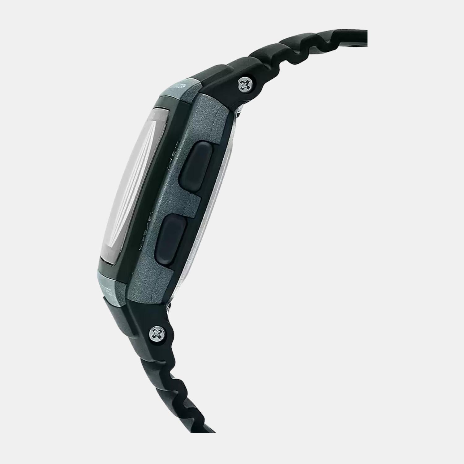 Casio Men Rectangular Black watch